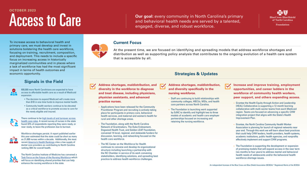 BCBSNC Foundation Dashboard_Access to Care_OCT2023-1 BCBSNC Foundation Dashboard_Access to Care_OCT2023-1